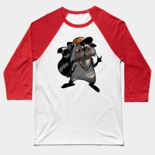 raccoon with glasses Baseball T-Shirt